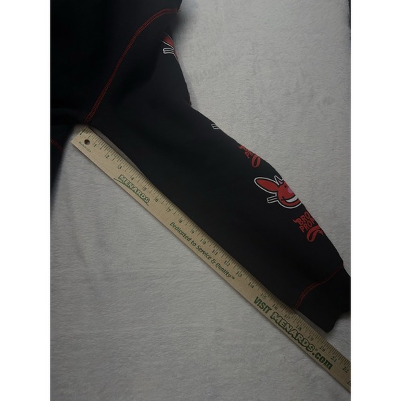 Broken Promises x Happy Bunny I'm Bad Contrast Black Hoodie Woman's Large Pocket - Picture 15 of 16